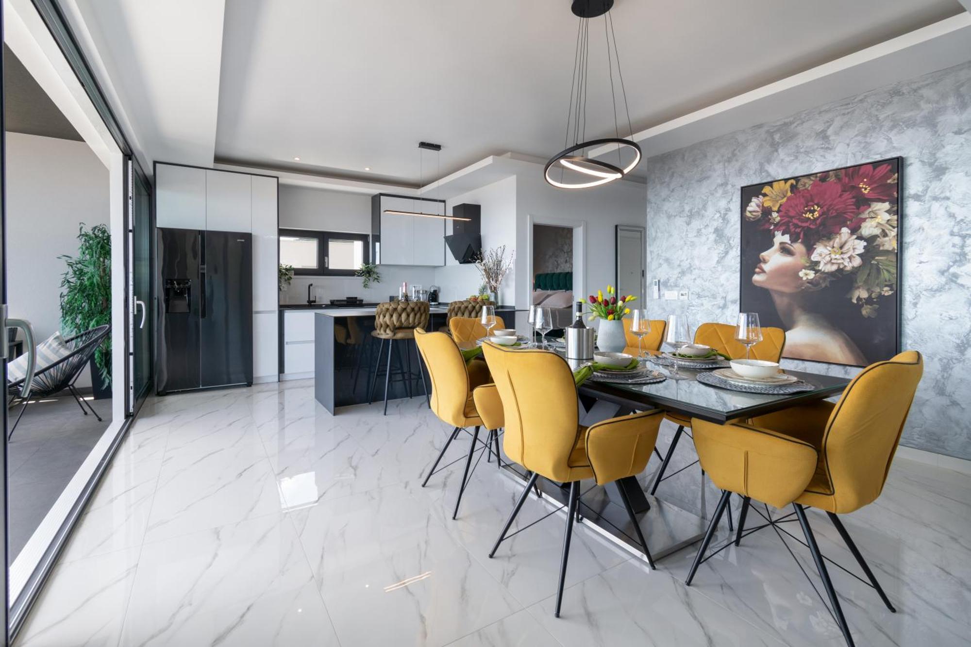 Lux Penthouse Panoramic View With Jacuzzi Apartment Макарска Екстериор снимка